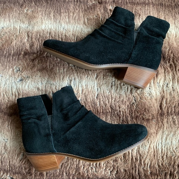 Cole Haan Alayna Slouch Black Suede Ankle Bootie - Picture 6 of 9